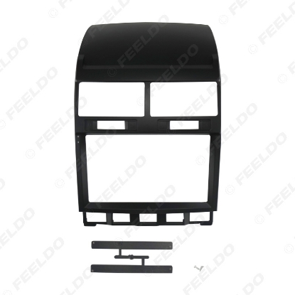 Picture of Car 2Din Audio Face Plate Fascia Frame For Volkswagen Touareg 03-10 9" Big Screen Radio Stereo Panel Dash Mount Refitting Kit