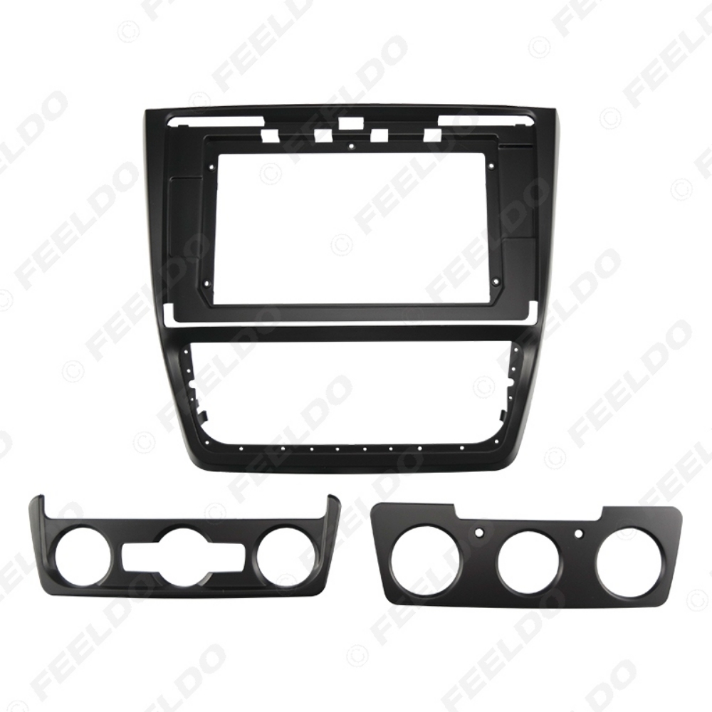 Picture of Car Audio Fascia Frame Adapter For Skoda Yeti 2014 9" Big Screen 2DIN Dash Fitting Panel Frame Kit