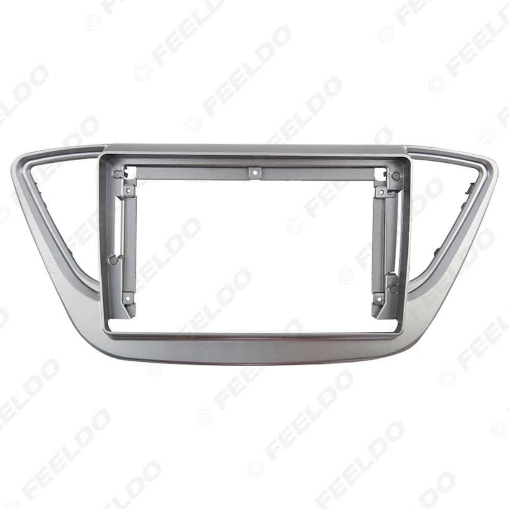 Picture of Car Audio 9" Big Screen DVD Fascia Frame Adapter For Hyundai Verna Solaris 16-17 2Din Dash Installation Panel Frame Kit
