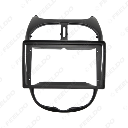 Picture of Car Audio Fascia Frame Adapter For Peugeot 206 02-10 9" Big Screen 2DIN Dash Fitting Panel Frame Kit