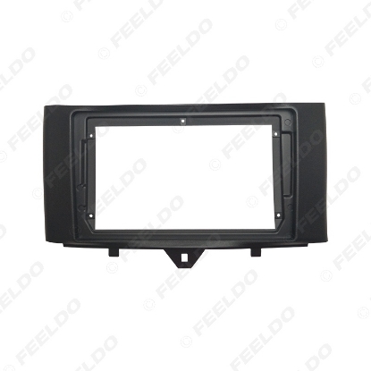 Picture of Car Audio Fascia Frame Adapter For Mercedes-Benz Smart 11-15 9" Big Screen 2DIN Dash Fitting Panel Frame Kit