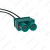 Picture of Dual FAKRA Female To Dual FAKRA Male Car Stereo Radio Antenna Connector Adapter