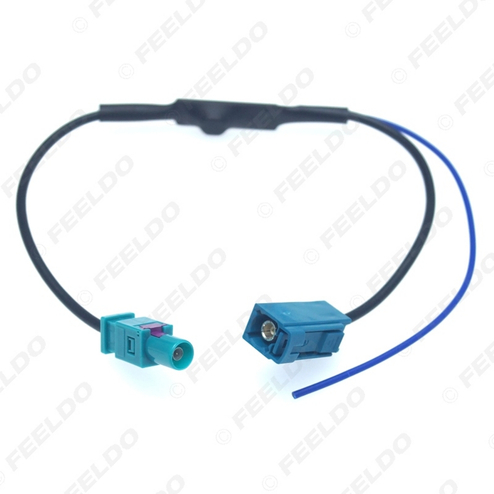Picture of Car FAKRA II Radio Signal Amplifier Radio Antenna AM/FM Wiring Adapter For Volkswagen/Skoda/Audi OEM Stereo Head Unit