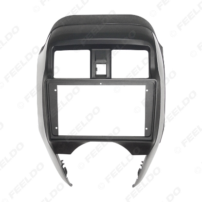 Picture of Car Audio Fascia Frame Adapter For Nissan Sunny Almera 14-18 9" Big Screen 2DIN Dash Fitting Panel Frame Kit