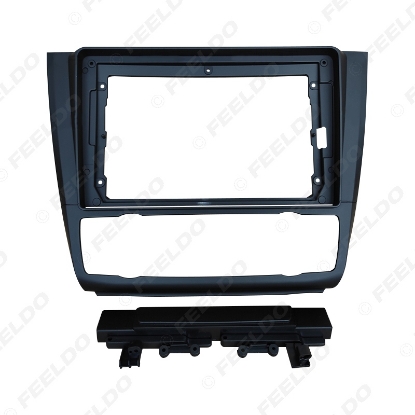Picture of Car Audio 9" Big Screen DVD Fascia Frame Adapter For BMW 1-series E88 E82 E81 E87 2Din Dash Installation Panel Frame Kit
