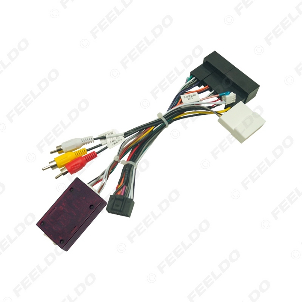 Picture of Car 16pin Audio Wiring Harness With Canbus Box For KIA Carnival 2015 Aftermarket Stereo Installation Wire Adapter