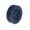 Picture of 1PC 30mm Car LED Bulb Headlight Flat Dustproof Rubber Seal Ring With 4-Preformed Hole Wire Ring