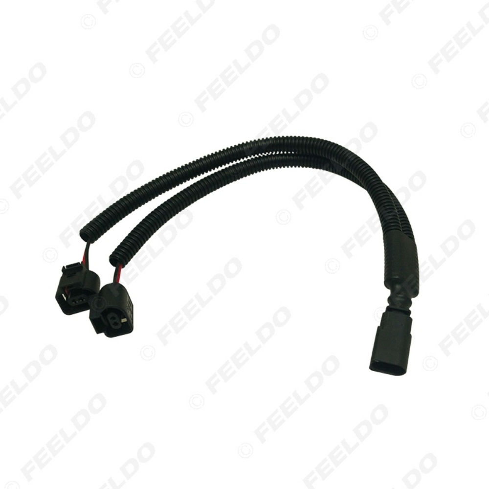 Picture of Car Special 1 To 2 Plug Speaker Cable Adaptor For Volkswagen Audi Skoda Porsche Benz BMW Great Wall Wire Connectors