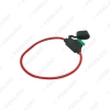 Picture of Waterproof Car Auto Blade Type InLine Fuse Holder Case Replacement 5A/30A Fuses 16AWG Wire Cutoff Switch Socket