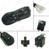 Picture of Car LED Light Bar Wire Wiring Harness Switch Relay Kit for 12V/24V Led Work Lamp 1 To Lead 2 3M Cable  