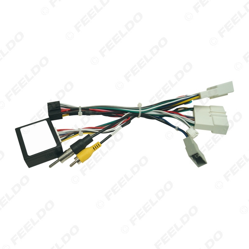 Picture of Car 16pin Audio Wiring Harness With Canbus Box For Nissan XTrail/Qashqai/Kicks/Teana Stereo Installation Wire Adapter