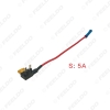 Picture of Auto Blade Fuse Holder Add-a-circuit TAP Adapter 5A/5A/30A Mini/Small/Medium ATM APM Blade Standard Car Fuse Box Wire