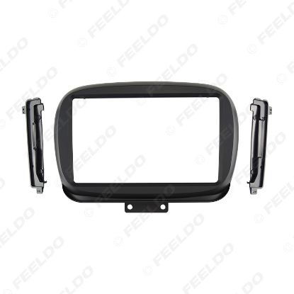 Picture of Car Audio Fascia Frame Adapter For Fiat 500X 2014 2Din Dash 9" Big Screen DVD Installation Panel Frame Kit