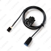 Picture of Car Audio Radio AUX-In Cable Plug AUX Socket For BMW 3-Series E46 Wire Harness AUX Cable Adapter