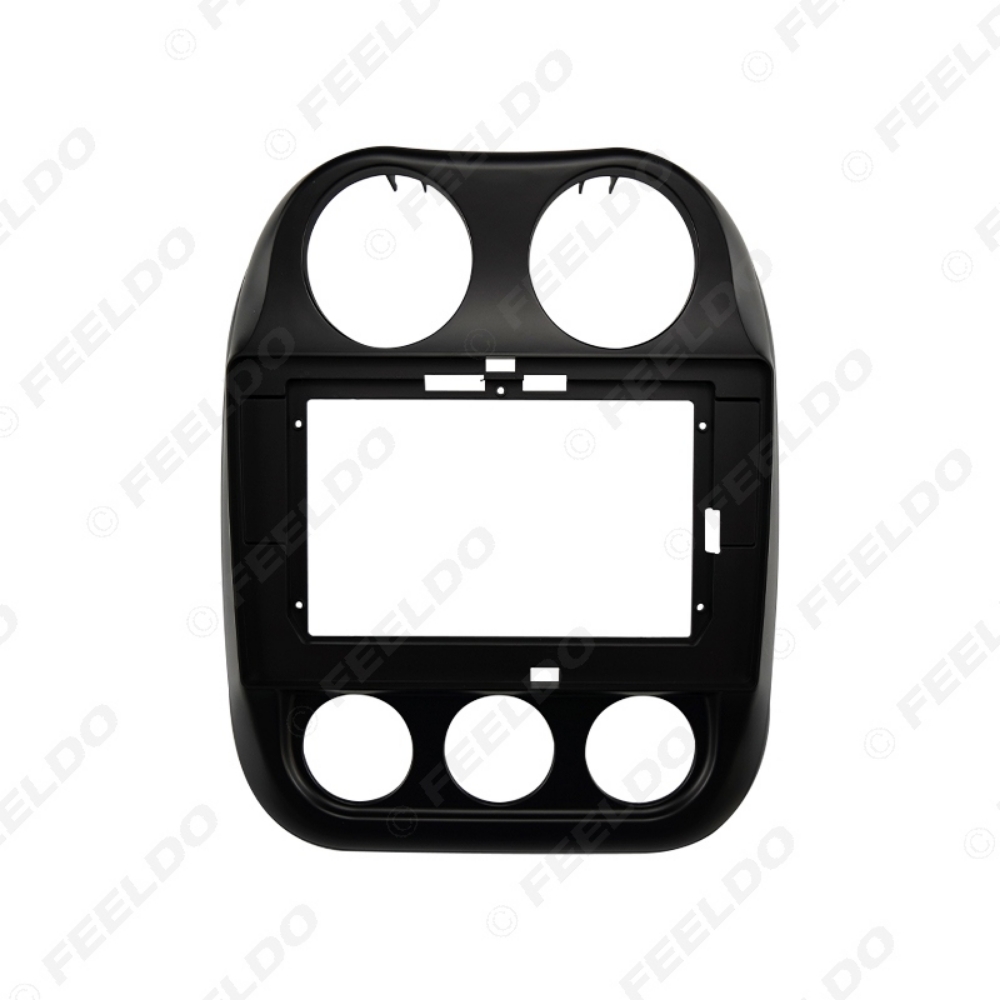 Picture of Car Audio 9" Big Screen DVD Fascia Frame Adapter For Jeep Compass 10-16 2Din Dash Installation Panel Frame Kit
