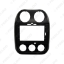 Picture of Car Audio 9" Big Screen DVD Fascia Frame Adapter For Jeep Compass 10-16 2Din Dash Installation Panel Frame Kit