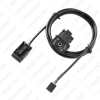 Picture of Car Radio AUX-In Cable Plug 12PIN AUX Adapter For Ford Fiesta Mondeo Focus Wire Harness Audio AUX Cable Adapter