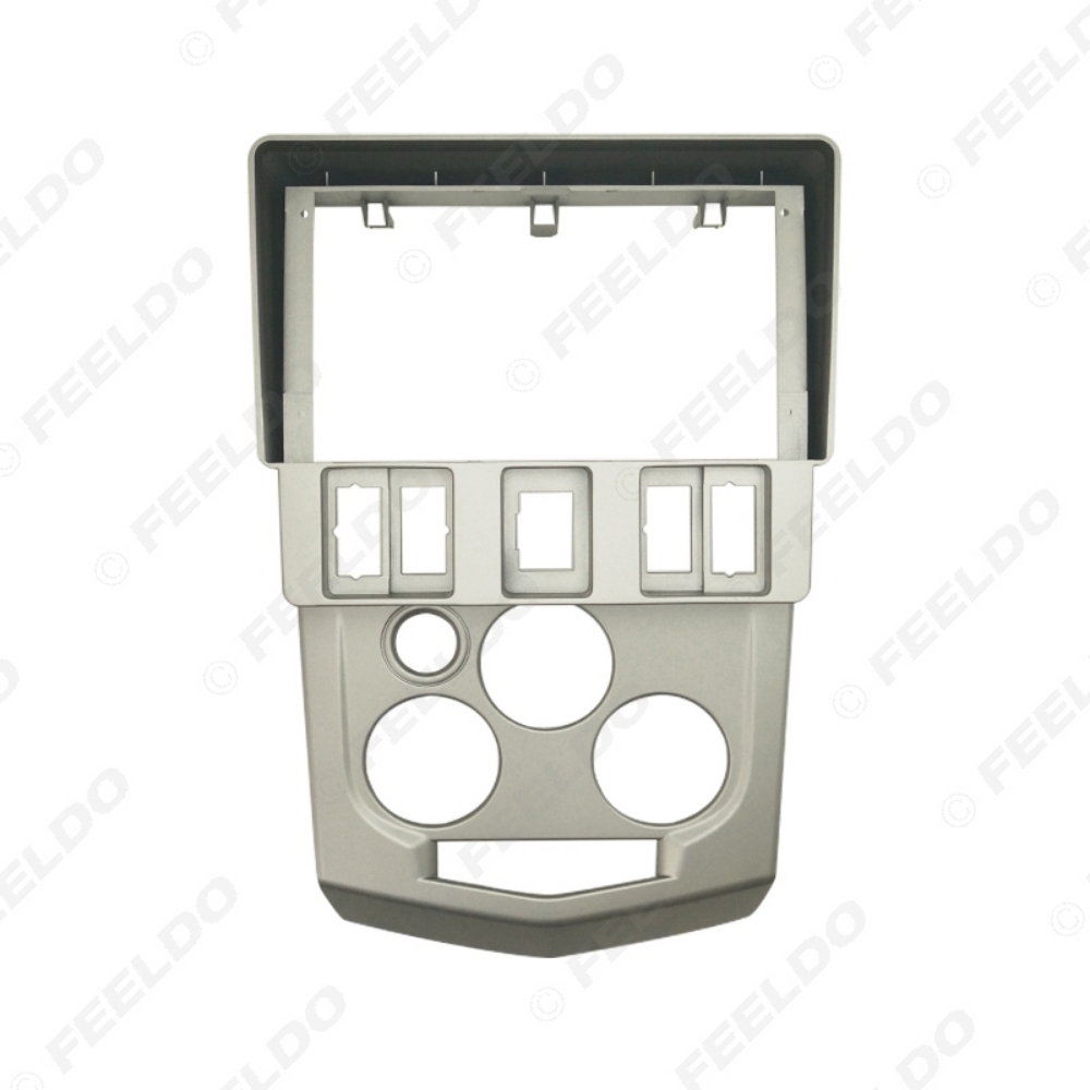 Picture of Car 9 Inch Audio Face Plate Fascia Frame For Renault Logan 04-07 2Din Big Screen Radio Stereo Panel Dash Mount Frame Kit 