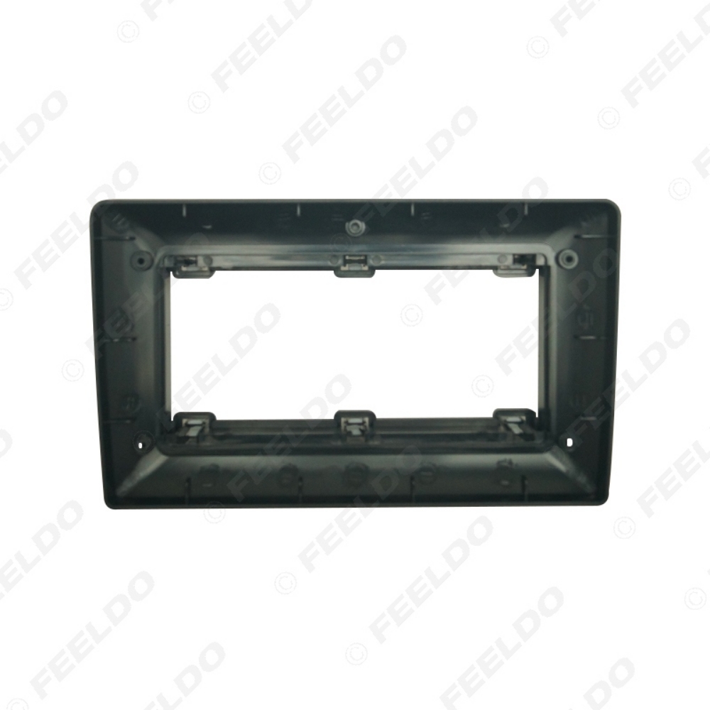 Picture of Car Audio 9" Big Screen DVD Fascia Frame Adapter For Renault Duster Logan Captur Symbol Sandero 2Din Dash Installation Panel Frame Kit