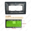 Picture of Car Audio 9" Big Screen DVD Fascia Frame Adapter For Ford Mondeo C-MAX 2Din Dash Installation Panel Frame Kit