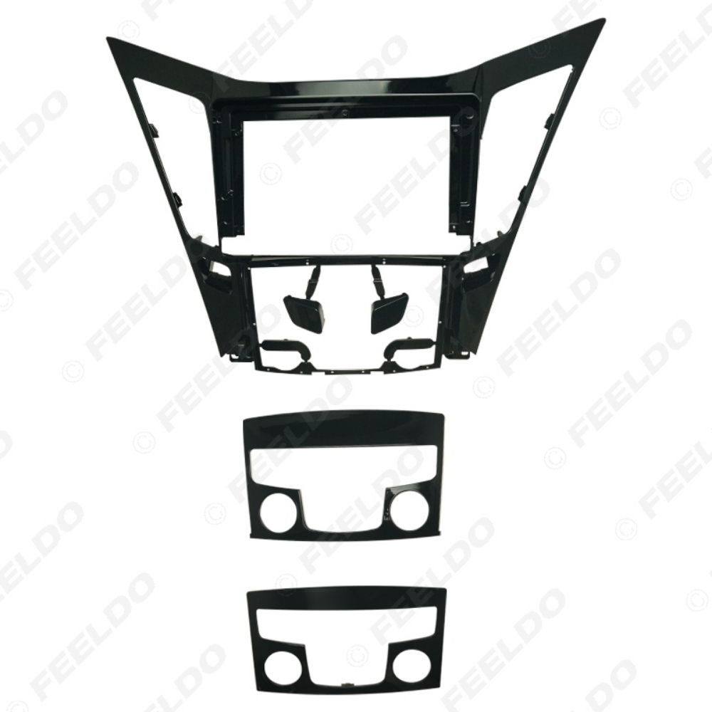 Picture of Car Audio Fascia Frame Adapter For Hyundai Sonata YF 2010 9" Big Screen 2DIN Dash Fitting Panel Frame Kit