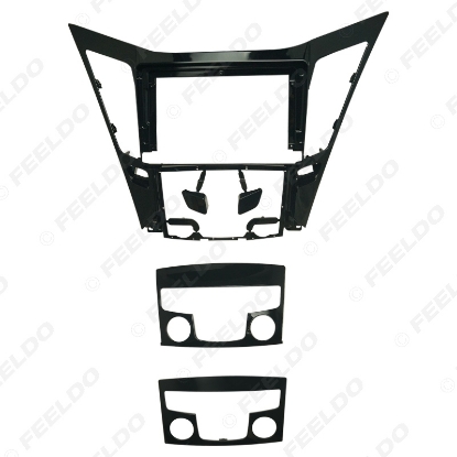 Picture of Car Audio Fascia Frame Adapter For Hyundai Sonata YF 2010 9" Big Screen 2DIN Dash Fitting Panel Frame Kit