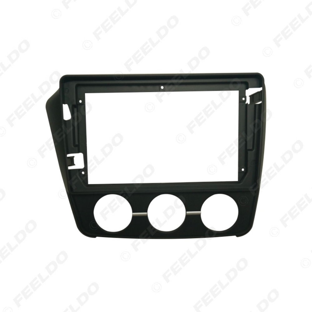Picture of Car Audio 9" Big Screen DVD Fascia Frame Adapter For Mitsubishi V3 Lingyue 2Din Dash Installation Panel Frame Kit