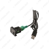 Picture of Car 2.0 USB Data Adapter Switch Button Cable wiring Harness For Universal Car Models USB Cable Audio Adapter