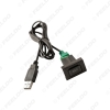 Picture of Car 2.0 USB Data Adapter Switch Button Cable wiring Harness For Universal Car Models USB Cable Audio Adapter