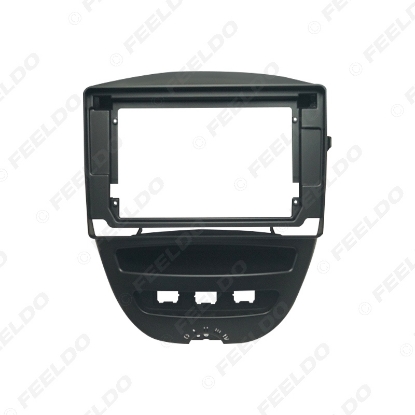 Picture of Car Audio 10.1" Big Screen DVD Fascia Frame Adapter For Toyota Aygo Citroen C1 Peugeot 107 2Din Dash Panel Frame Kit