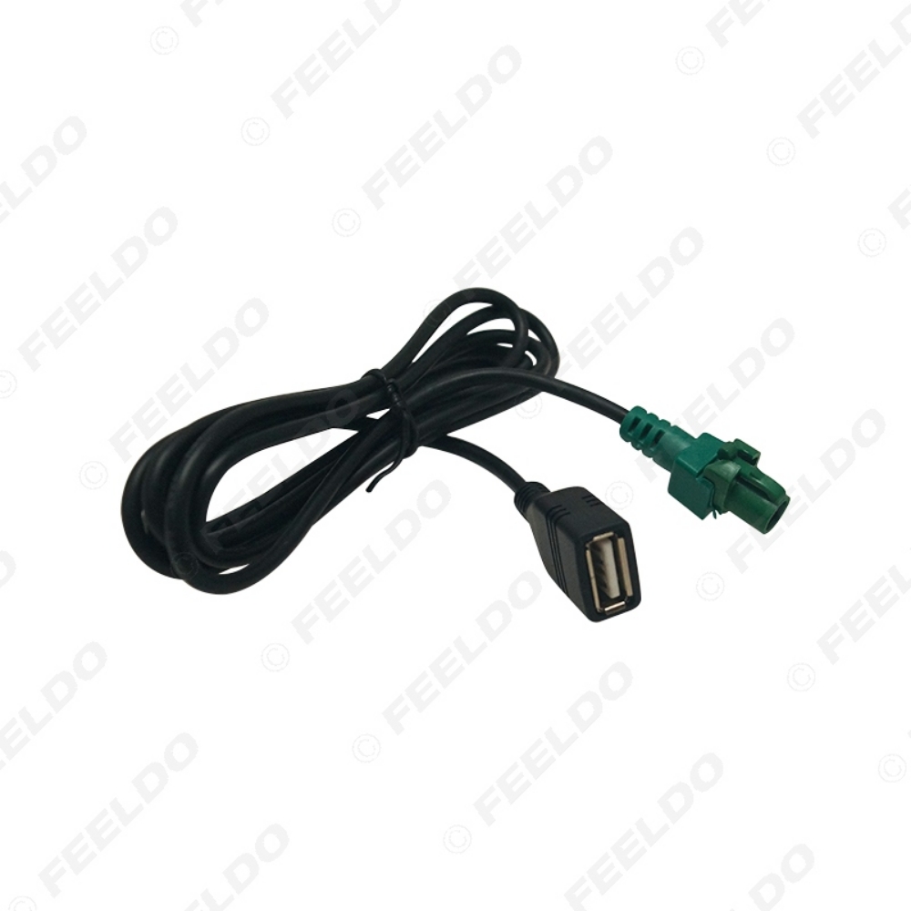 Picture of Car Auto Round 4Pin CD Changer USB Cable For BMW 3-series Z-series X5 X6 Audio USB Plug Adapter
