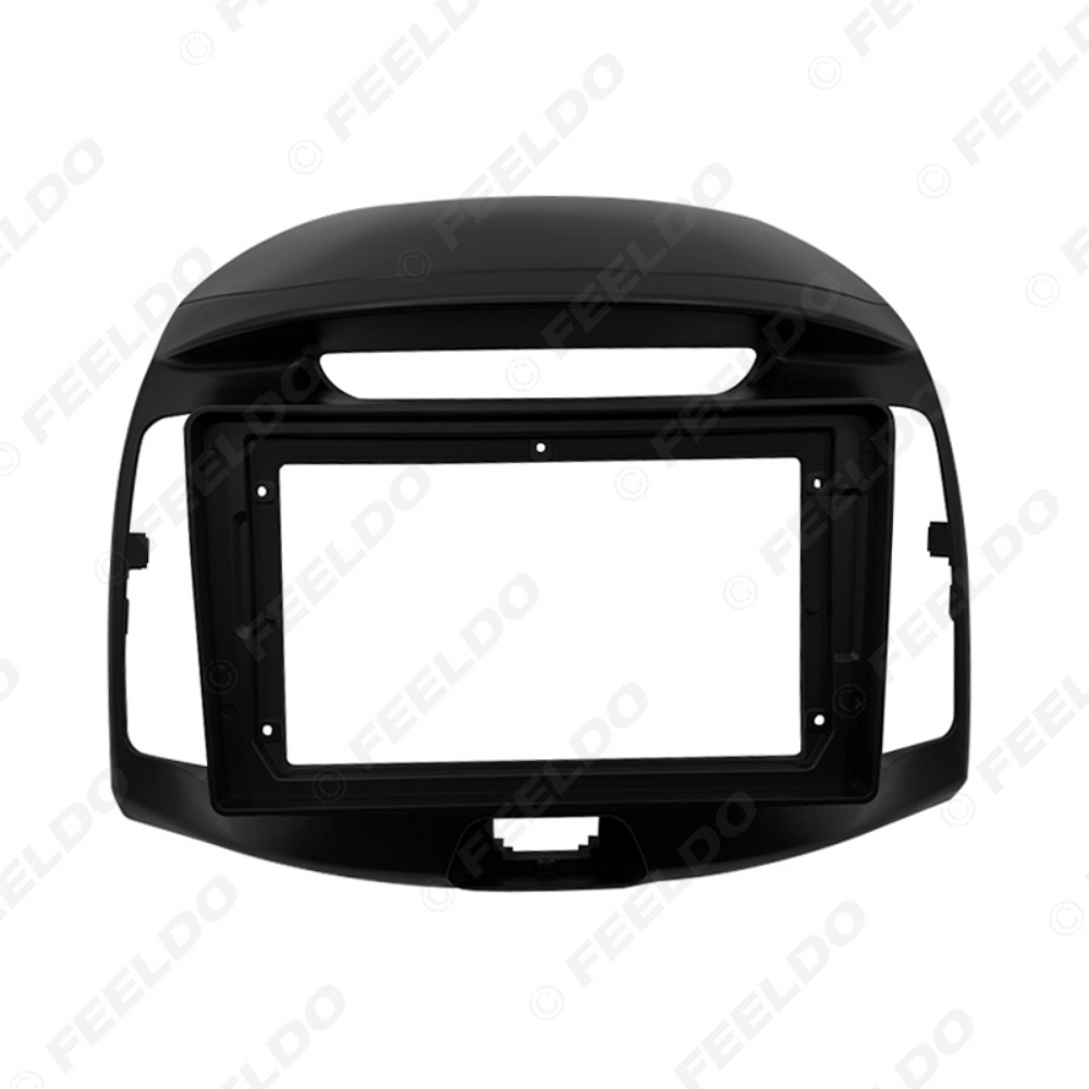 Picture of Car Audio 9" Big Screen DVD Fascia Frame Adapter For Hyundai Elantra 11-15 2Din Dash Installation Panel Frame Kit