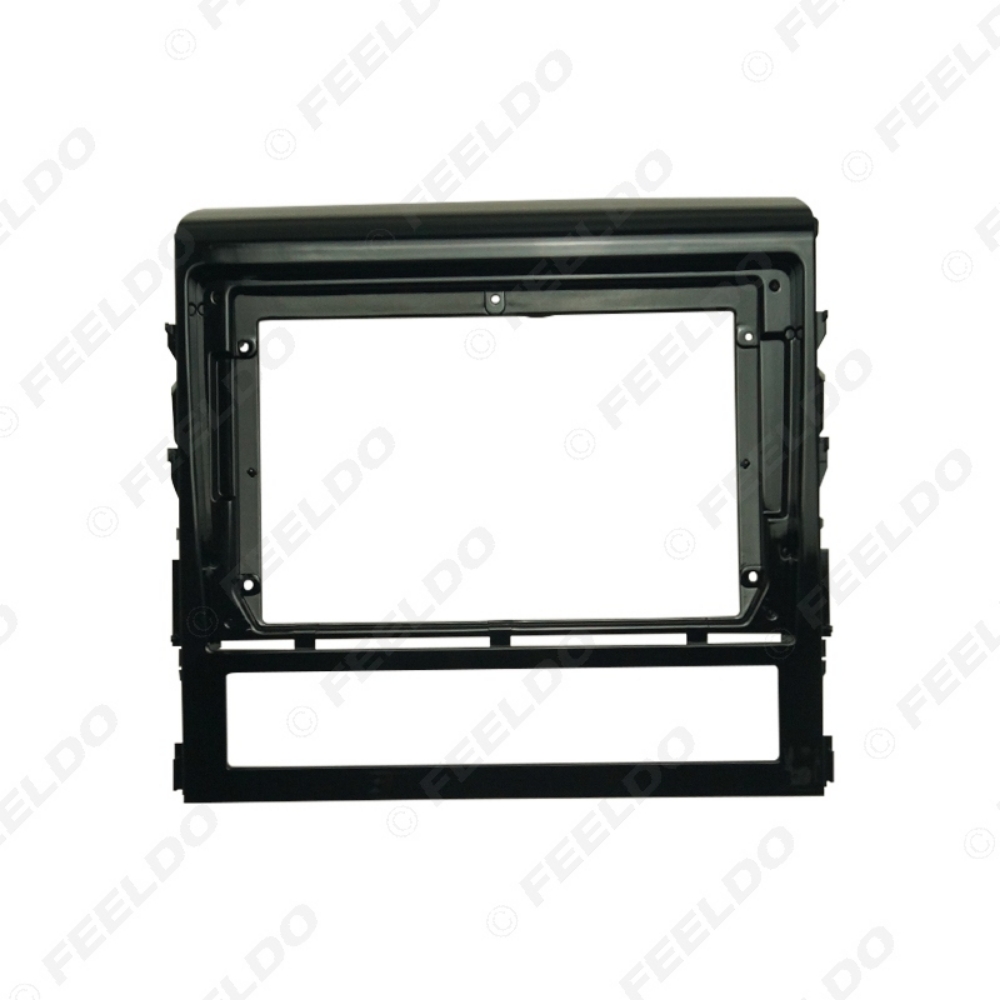 Picture of Car Audio 9" Big Screen DVD Fascia Frame Adapter For Toyota Land Cruiser 2Din Dash Installation Panel Frame Kit