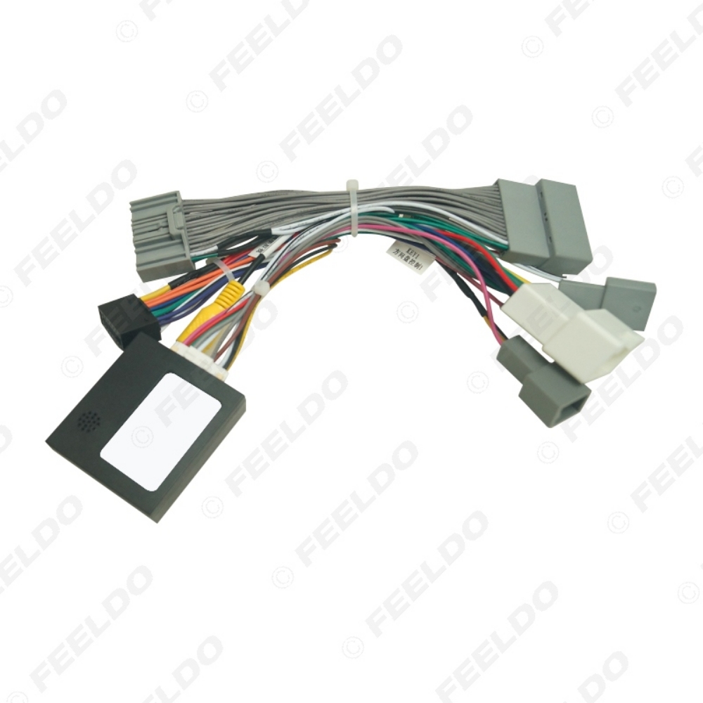 Picture of Car 16pin Audio Wiring Harness With Canbus Box For Mitsubishi Pajero (2WD) Aftermarket Stereo Installation Wire Adapter
