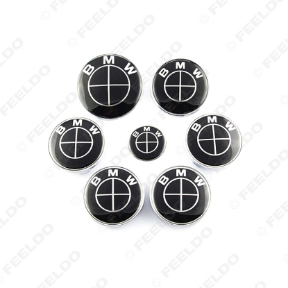 Picture of 14-style 7Pcs/Set Emblem Logo Badges For BMW Series Car