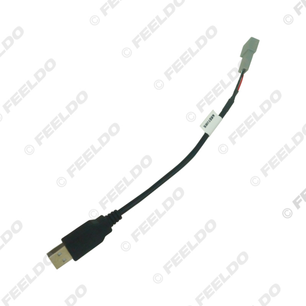 Picture of Car Radio Audio 2.0 USB to 4Pin Socket Cable for Peugeot USB Wire Extension Connector Adapter 