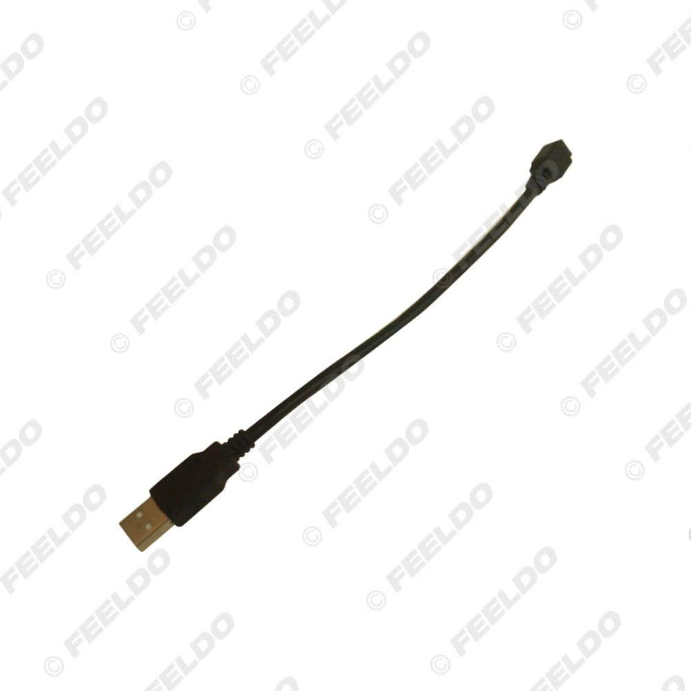 Picture of Car Audio Input Media Data Wire Mini USB To 2.0 Cable Adapter For Nissan Ford GM MG USB AUX Cable