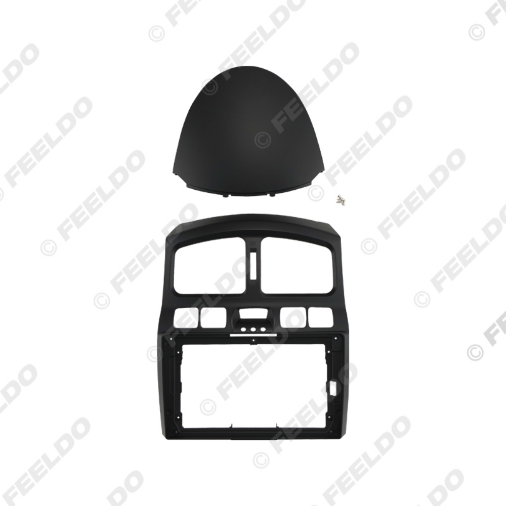 Picture of Car Audio 9" Big Screen DVD Fascia Frame Adapter For Hyundai Santafe Hawtai Santafe 2Din Dash Installation Panel Frame Kit
