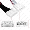 Picture of Car Parking Rear Camera Video Plug Converter Cable For Mazda 3 Audio Head Units Wire Harness With Parking Wire