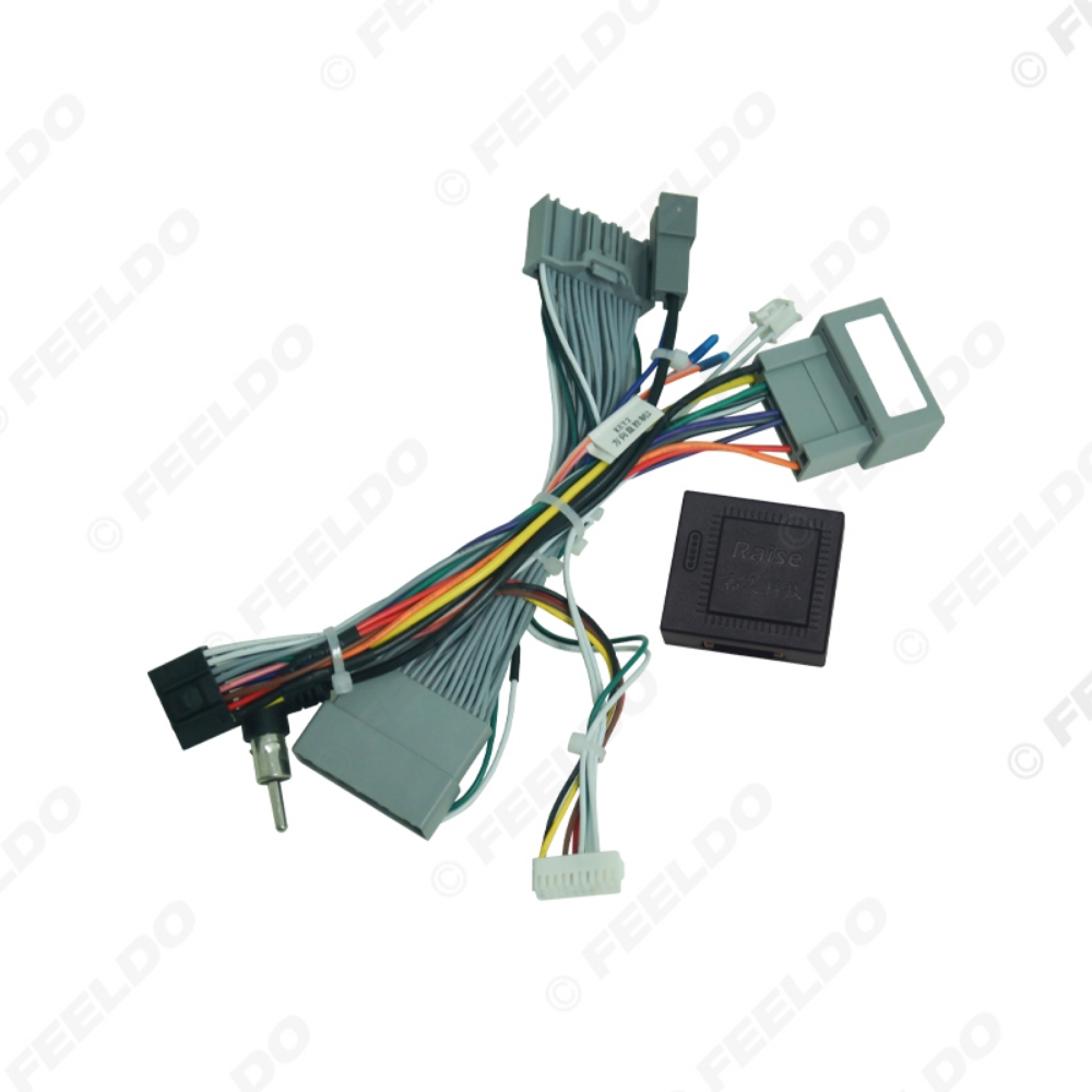 Picture of Car Audio 16pin Wiring Harness with Canbus Box For Honda Odyssey CD/DVD Stereo Aftermarket Installation Wire Adapter