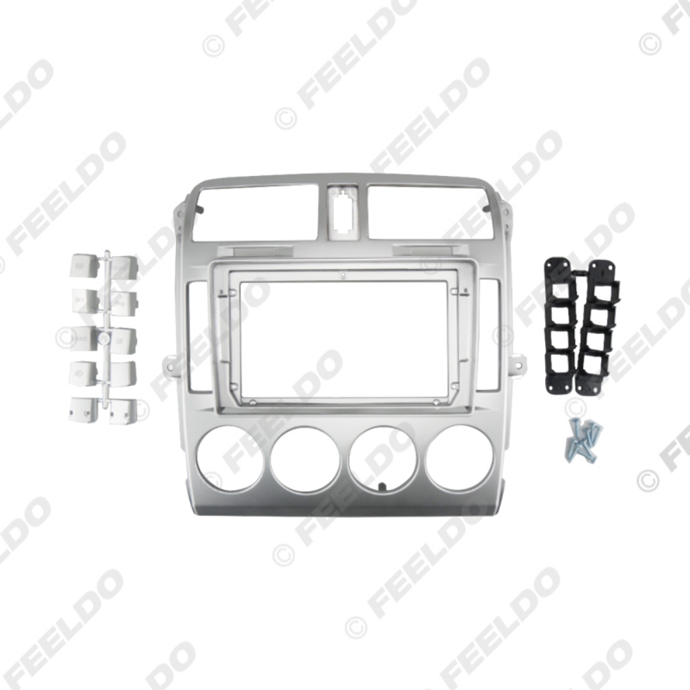 Picture of Car 2Din Audio Face Plate Fascia Frame For KIA Carnival 9" Big Screen Radio Stereo Panel Dash Mount Refitting Kit