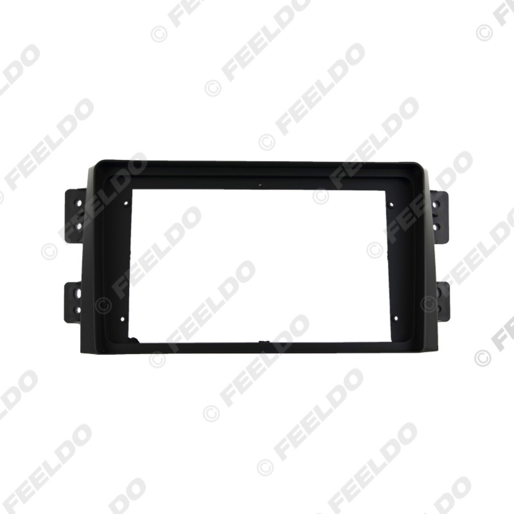 Picture of Car 2Din Audio Face Plate Fascia Frame For KIA Borrego Mohave 9" Big Screen Radio Stereo Panel Dash Mount Refitting Kit