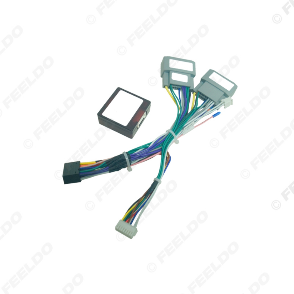 Picture of Car Audio Wiring Harness with Canbus Box For MDodge Ram Jeep Cherokee Wrangler 16pin CD/DVD Stereo Installation Wire Adapter