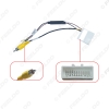 Picture of Car Audio Radio Parking Rear Camera Video Plug Converter Cable For KIA Parking Reverse Wire Adapter 
