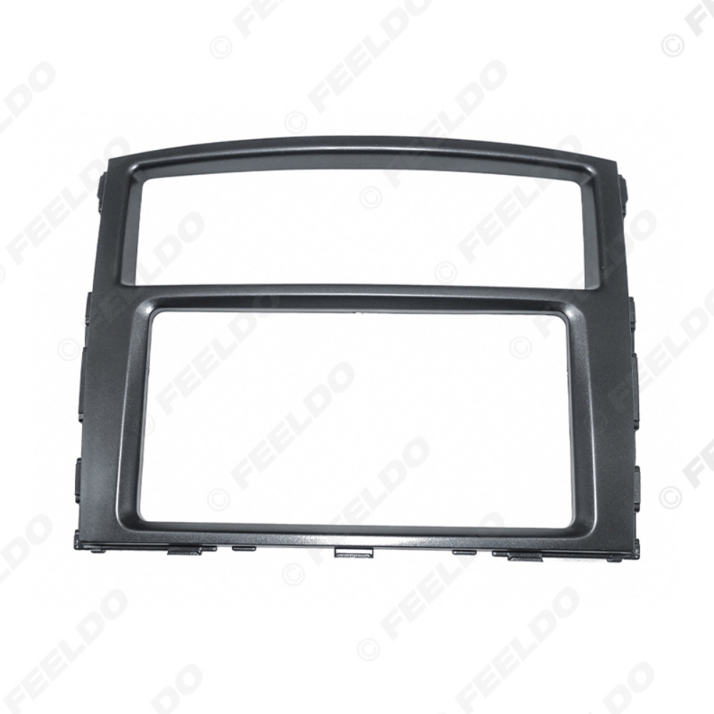 Picture of Car 2DIN Radio Stereo Frame For Mitsubishi Pajero Shogun Montero Frame Fascia Dash Panel Installation Kits 