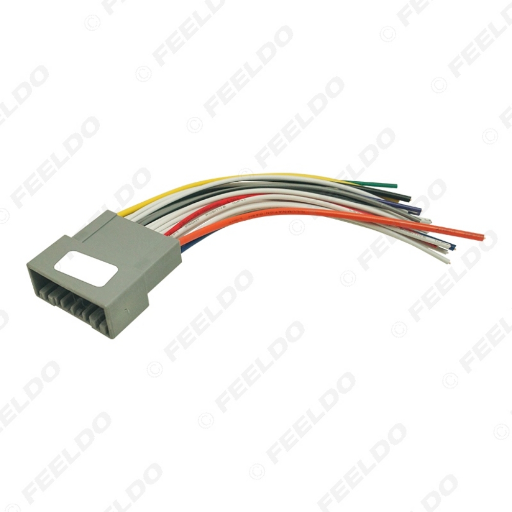 Picture of Car Stereo CD/DVD Player Wiring Harness Adapter For Honda CRV Greiz Gienia Envix Radio Installation Cable