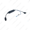 Picture of Car Radio Antenna Aerial Adaptor For Volkswagen Audi Citroen Ford Renault Bent Plug Cable Fakra Male Connector With Amplifier  