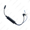 Picture of Car Radio Antenna Aerial Adaptor For Volkswagen Audi Citroen Ford Renault Bent Plug Cable Fakra Male Connector With Amplifier  