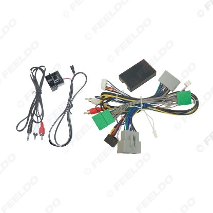 Picture of Car 16pin Android Radio Stereo Wiring Harness Cable With Canbus Box For Landrover Freelander 2 (06~12)