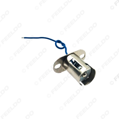Picture of Car Truck Bus LED Lamp Bulb Socket Holder 1156 BA15S Turn Signal Light Socket Base Connector With Wire Cable